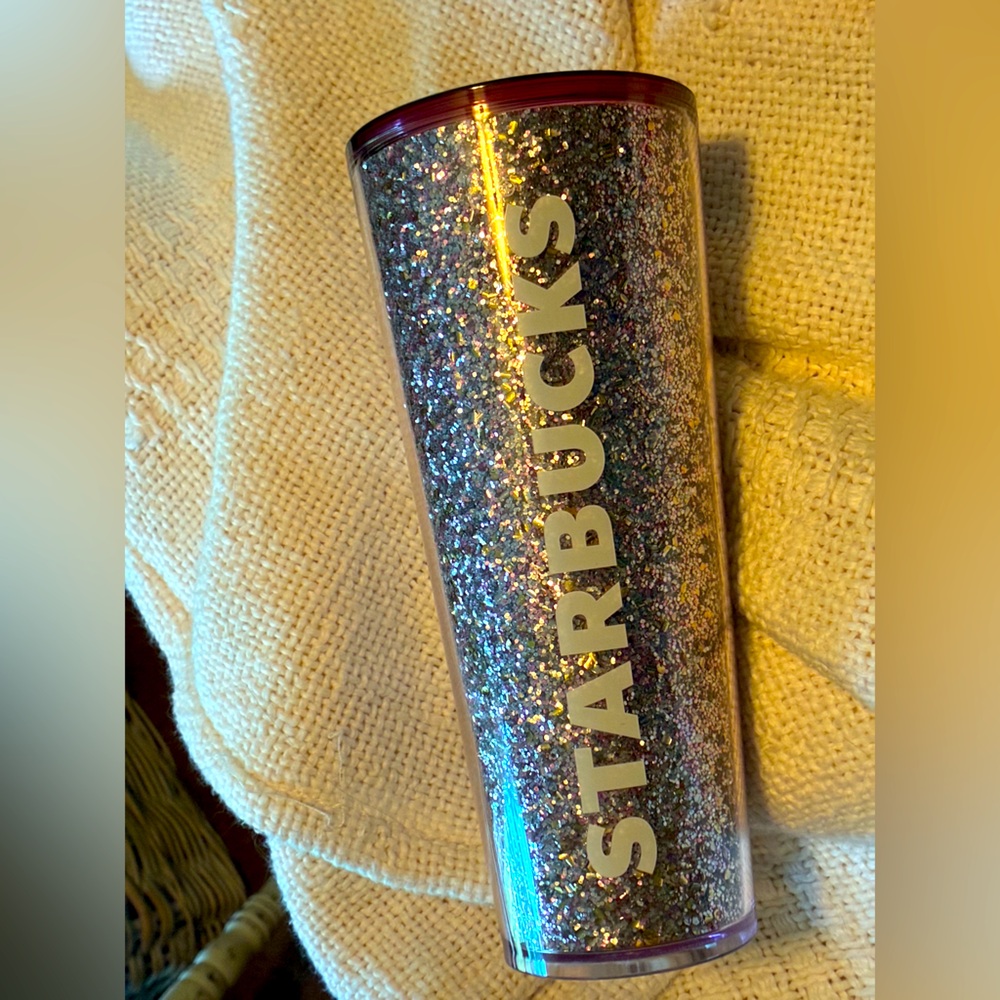 Starbucks Silver Glitter Tumbler